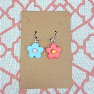Retro Flower Earrings 🌸 Made By Me ✌🏼